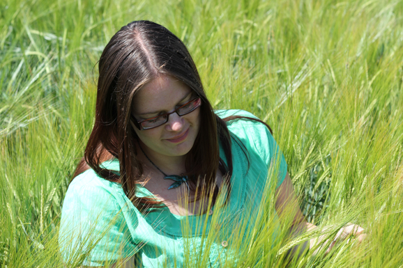 Laura Davey, Founder of Wild Heart Marketing, outdoors